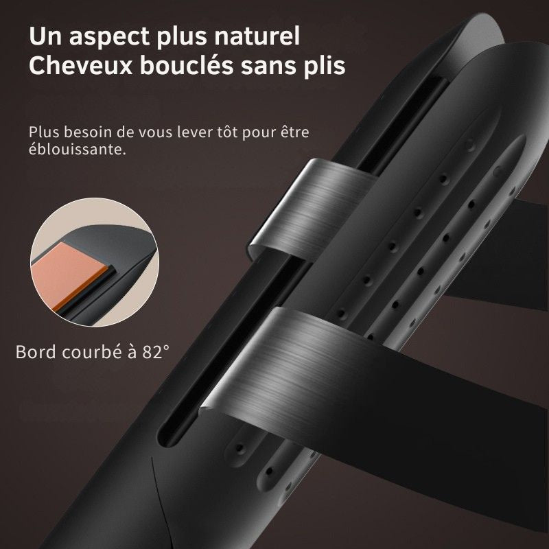 Boucleur de voyage 2 en 1 Fer compact céramique