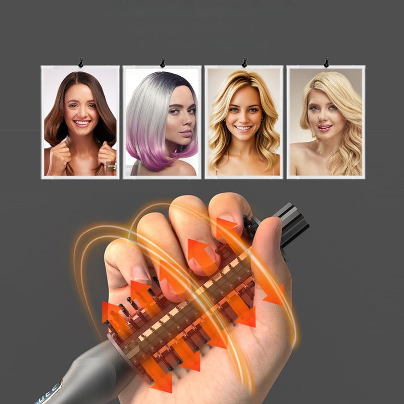 Brosse sèche-cheveux chauffante 32mm ionique Image