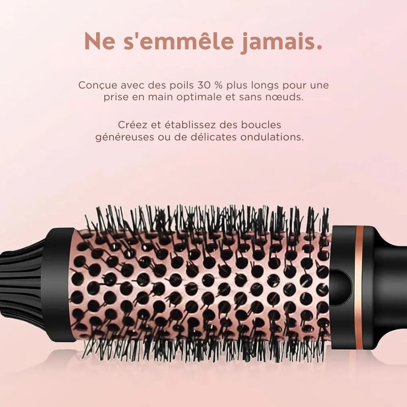 Brosse sèche cheveux chauffante 1,5'' céramique Image