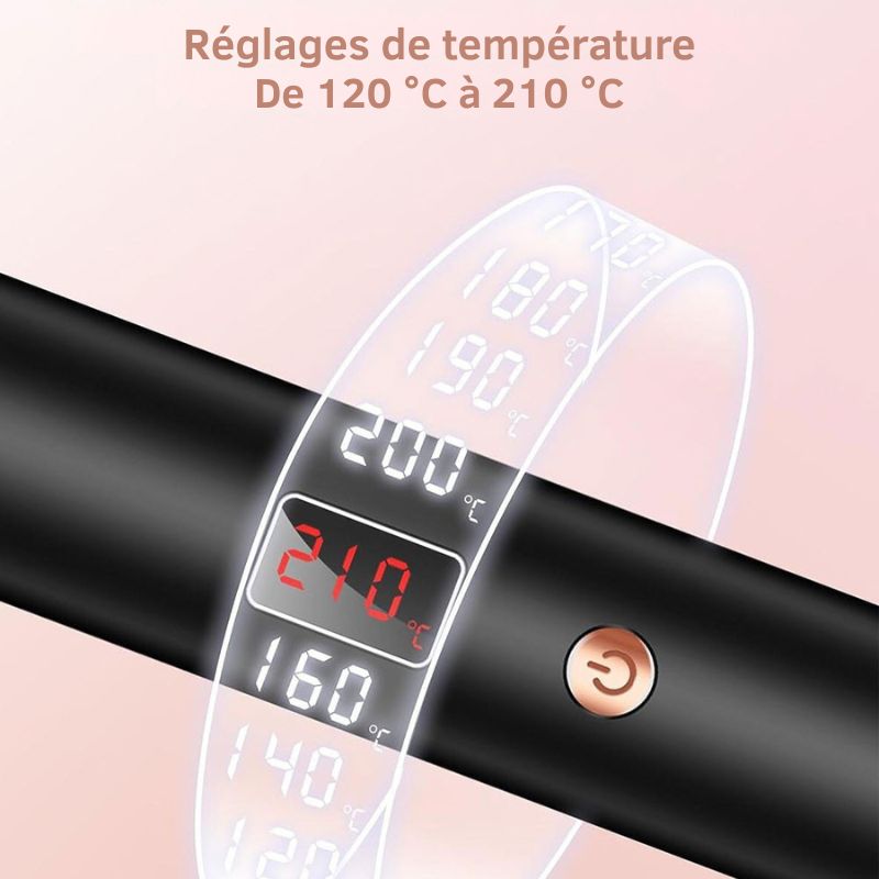 Brosse sèche cheveux chauffante 1,5'' céramique Image