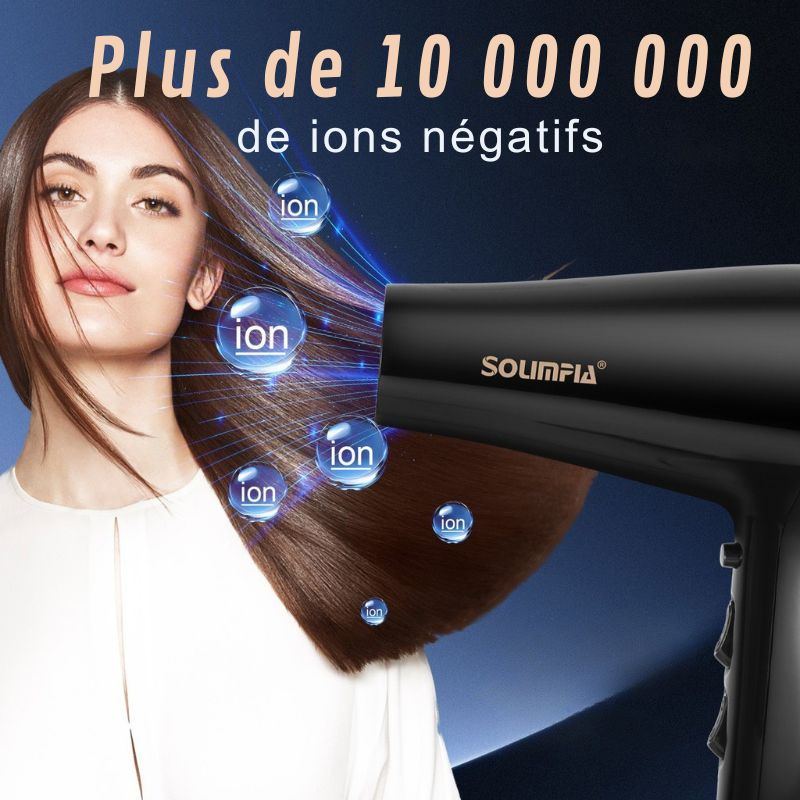 Sèche-cheveux professionnel 6 niveaux - séchage rapide Image