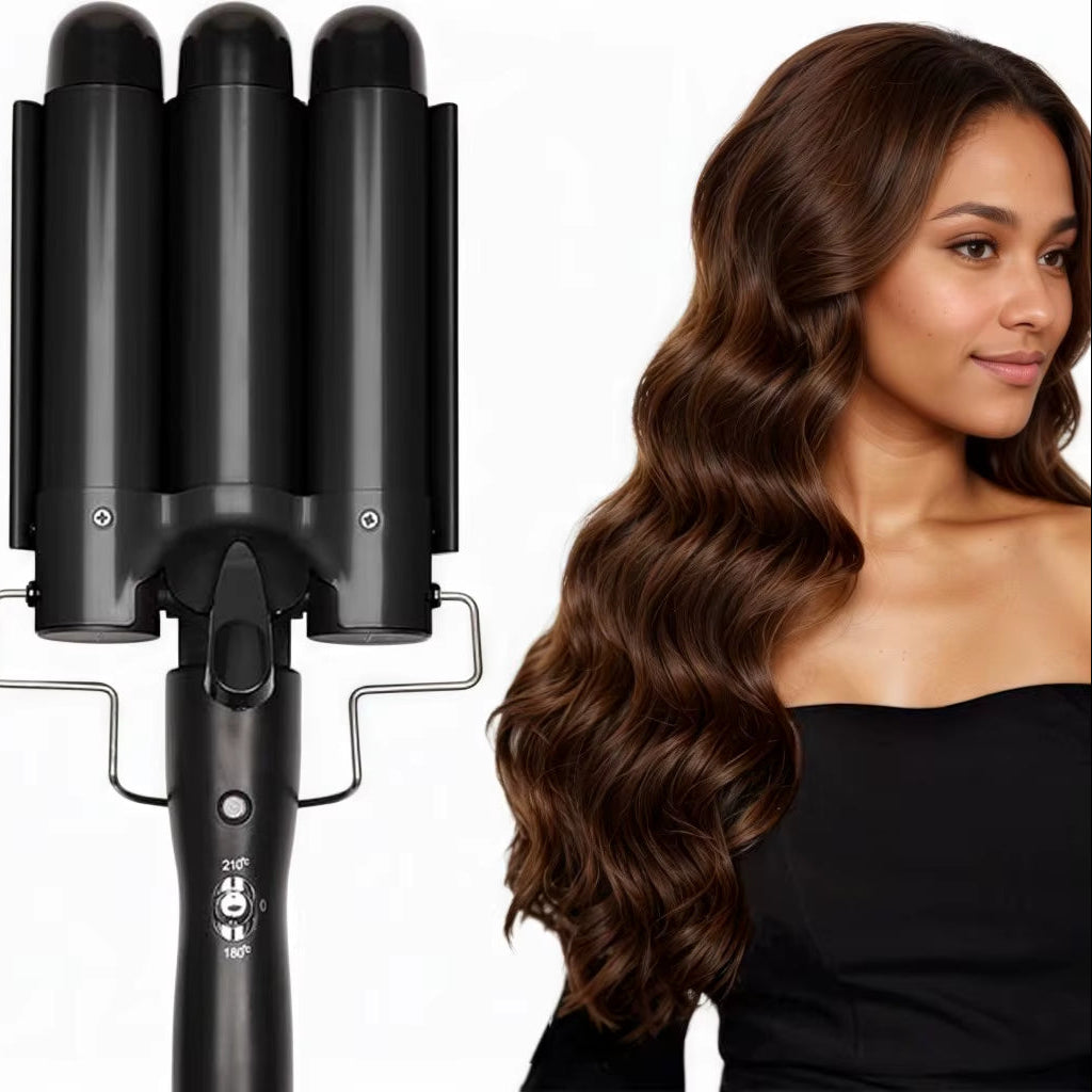 Boucleur 3 Têtes Rose – Brillance Naturelle