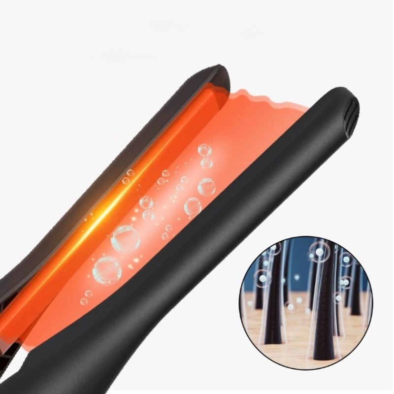 Boucleur Cheveux Courts Noir – Finition Brillante