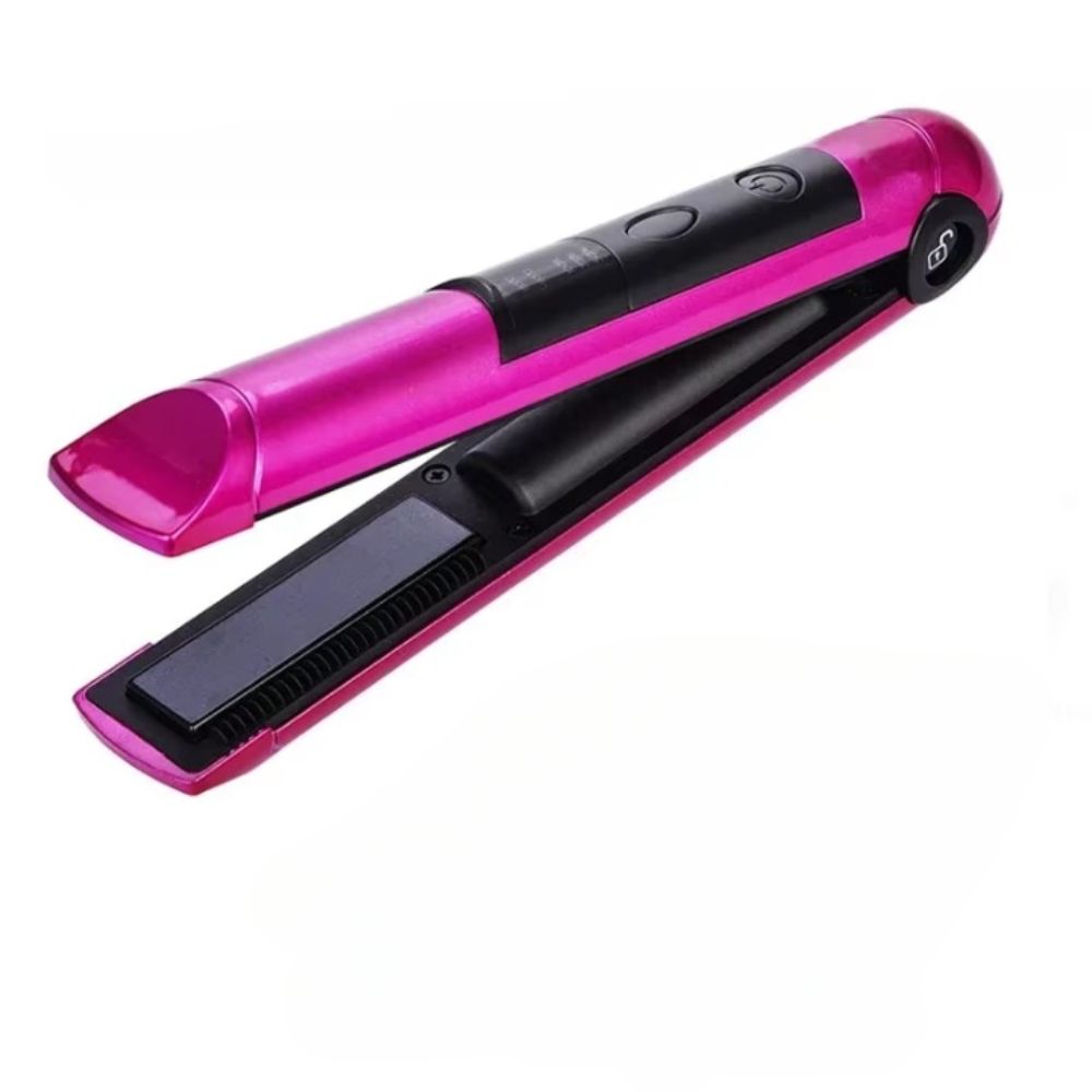 Boucleur Sans Fil Rose – Boucles Définies sur fond blanc