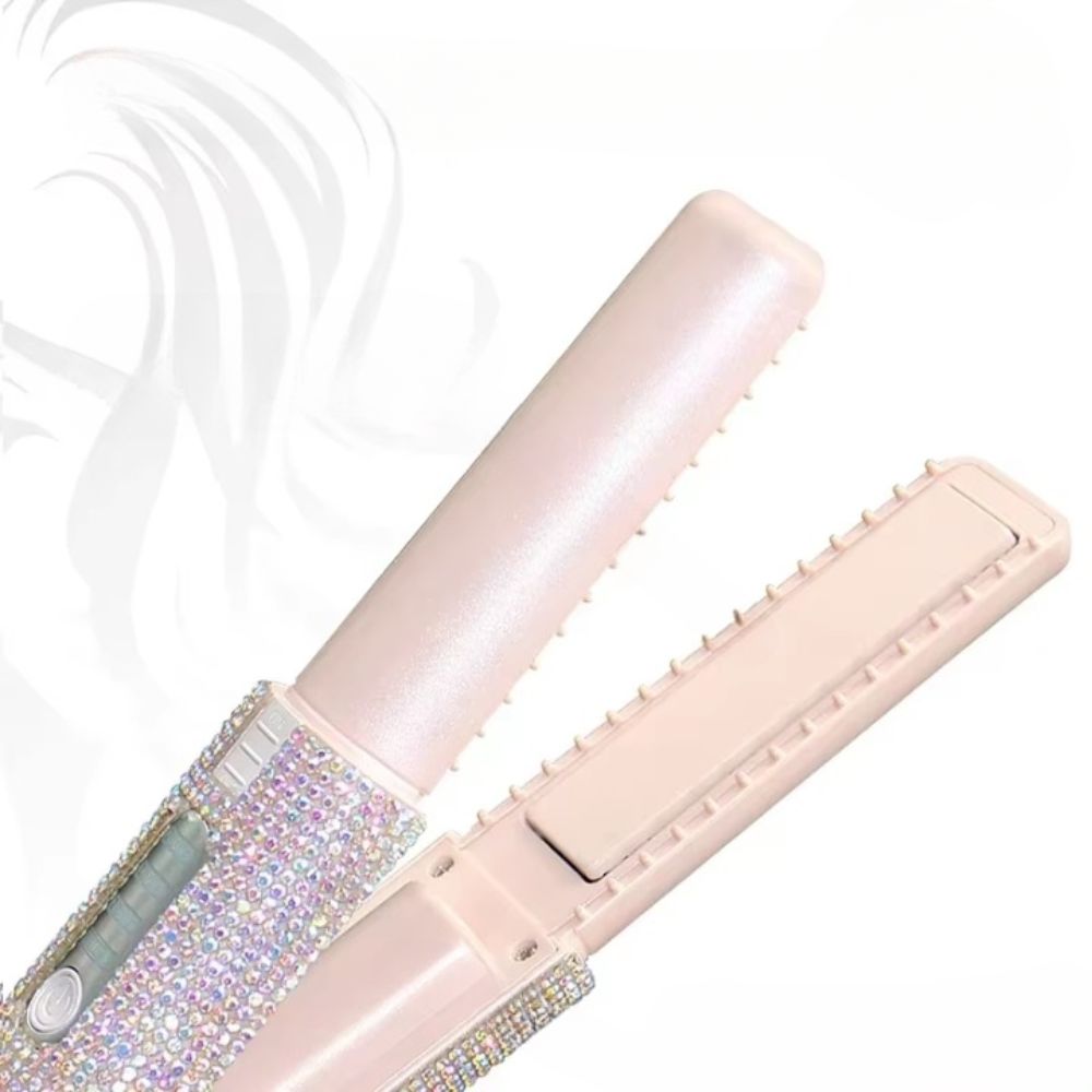 Boucleur Sans Fil Rose – Ondulations Faciles