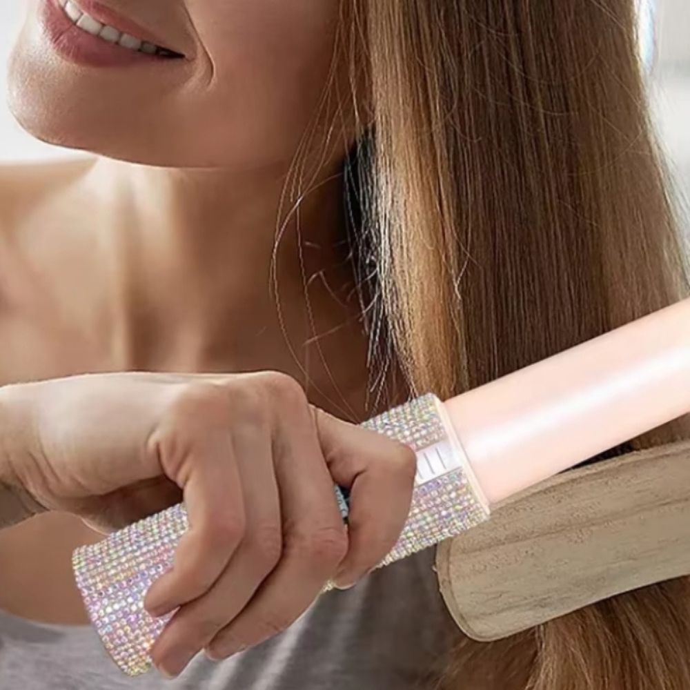 Boucleur Sans Fil Rose – Ondulations Faciles