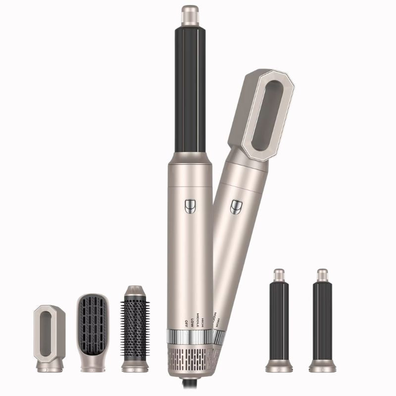 Brosse à Cheveux Électrique – Look Soigné sur fond blanc