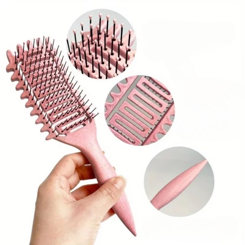 Brosse Démêlante Rose – Volume Maîtrisé