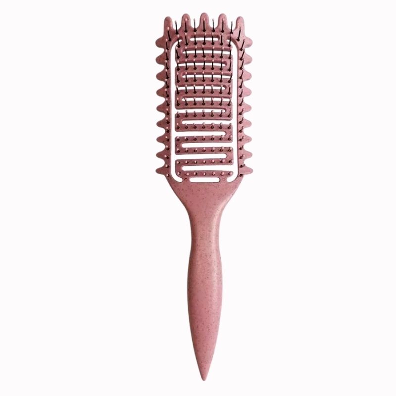Brosse Démêlante Rose – Volume Maîtrisé sur fond blanc
