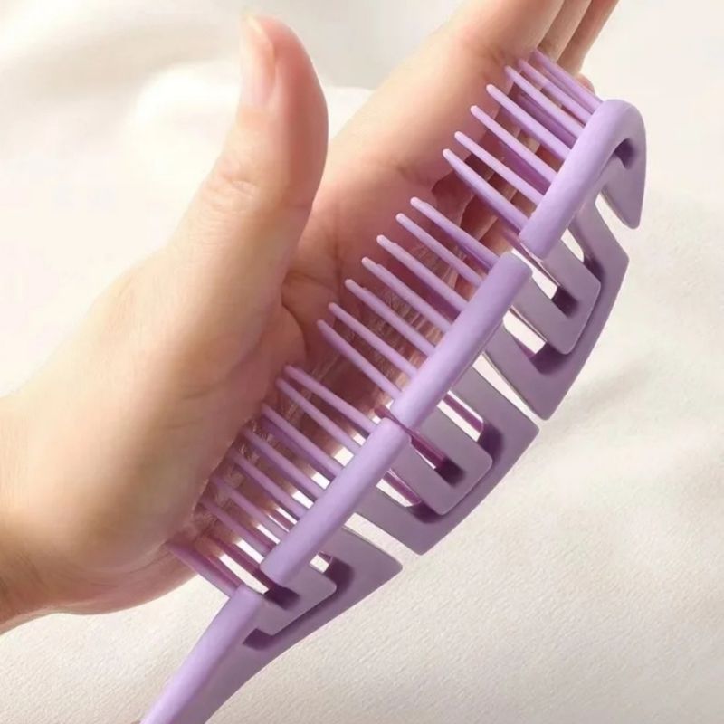 Brosse Démêlante Violette – Anti-Nœuds