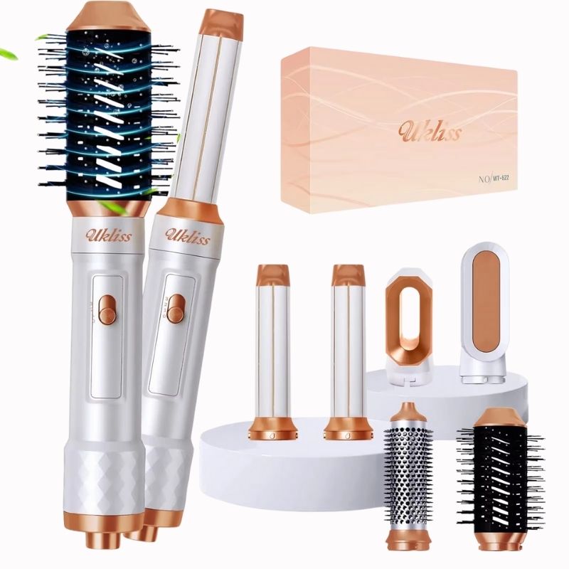 Brosse Ronde Chauffante – Brillance et Forme sur fond blanc