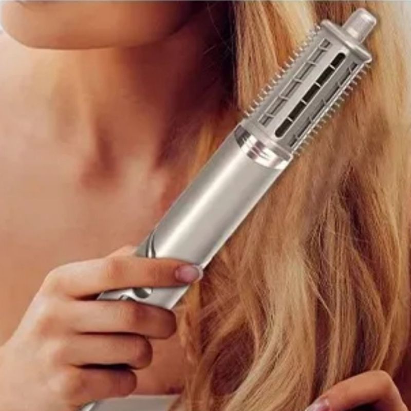 Brosse Soufflante Argentée – Séchage Rapide
