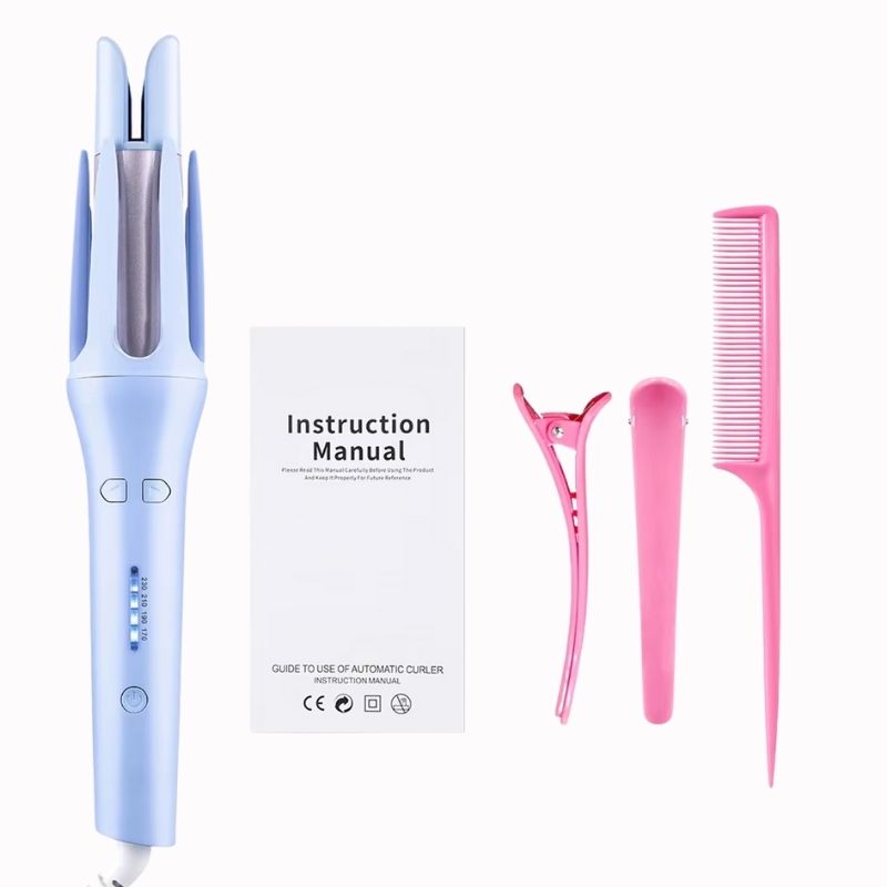 Fer à Boucler Violet – Finition Précise sur fond blanc