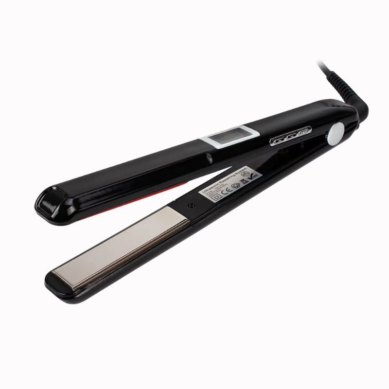 Fer à Lisser Noir – Chaleur Infrarouge sur fond blanc