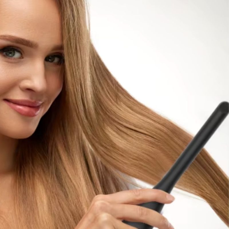 Fer à Lisser Noir – Chaleur Maîtrisée