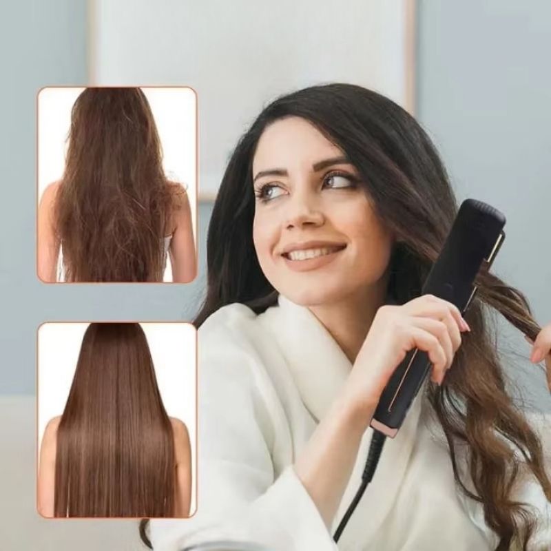 Mini Lisseur Noir – Technologie Ionique