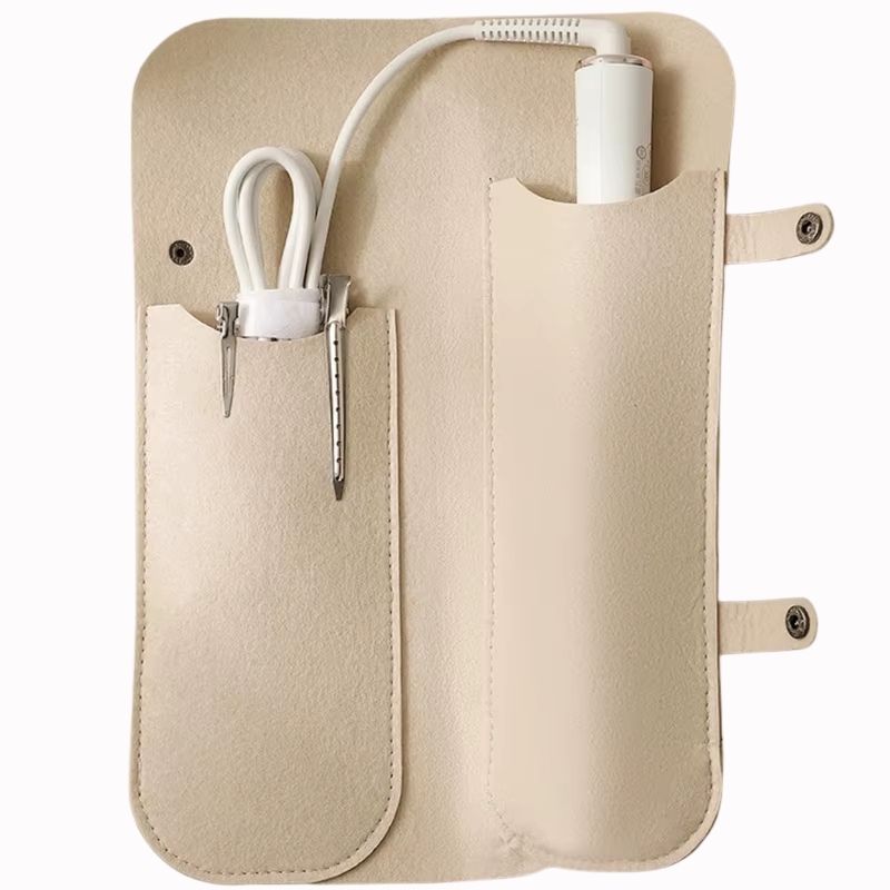Pochette Résistante à la Chaleur – Beige et Pratique sur fond blanc