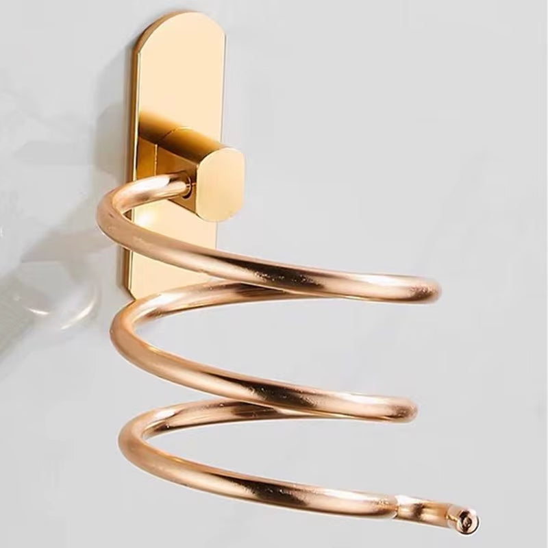 Support Sèche-Cheveux – Finition Dorée